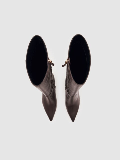 Lucia Voss Diamanté Beige Stiefel